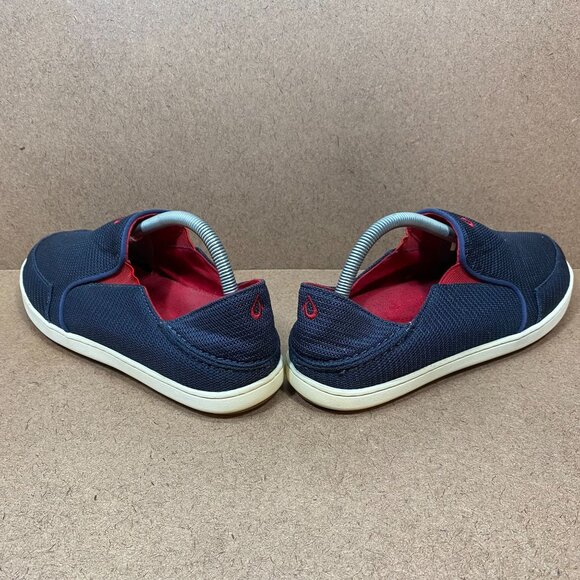 Olukai Nohea Mens Slip-On Shoes Size 9 Navy Mesh & Rubber Sole - Picture 4 of 8